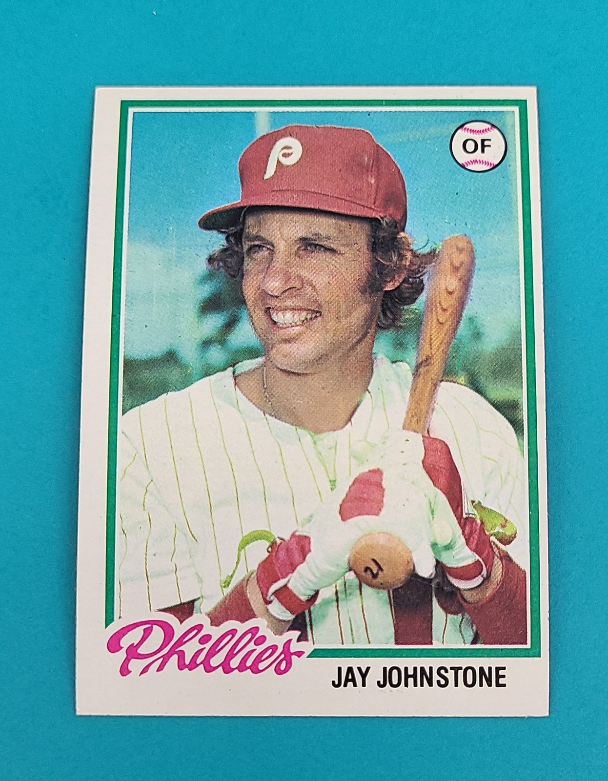 1978 Topps #675 Jay Johnstone Philadelphia Phillies BASEBALL Card B9