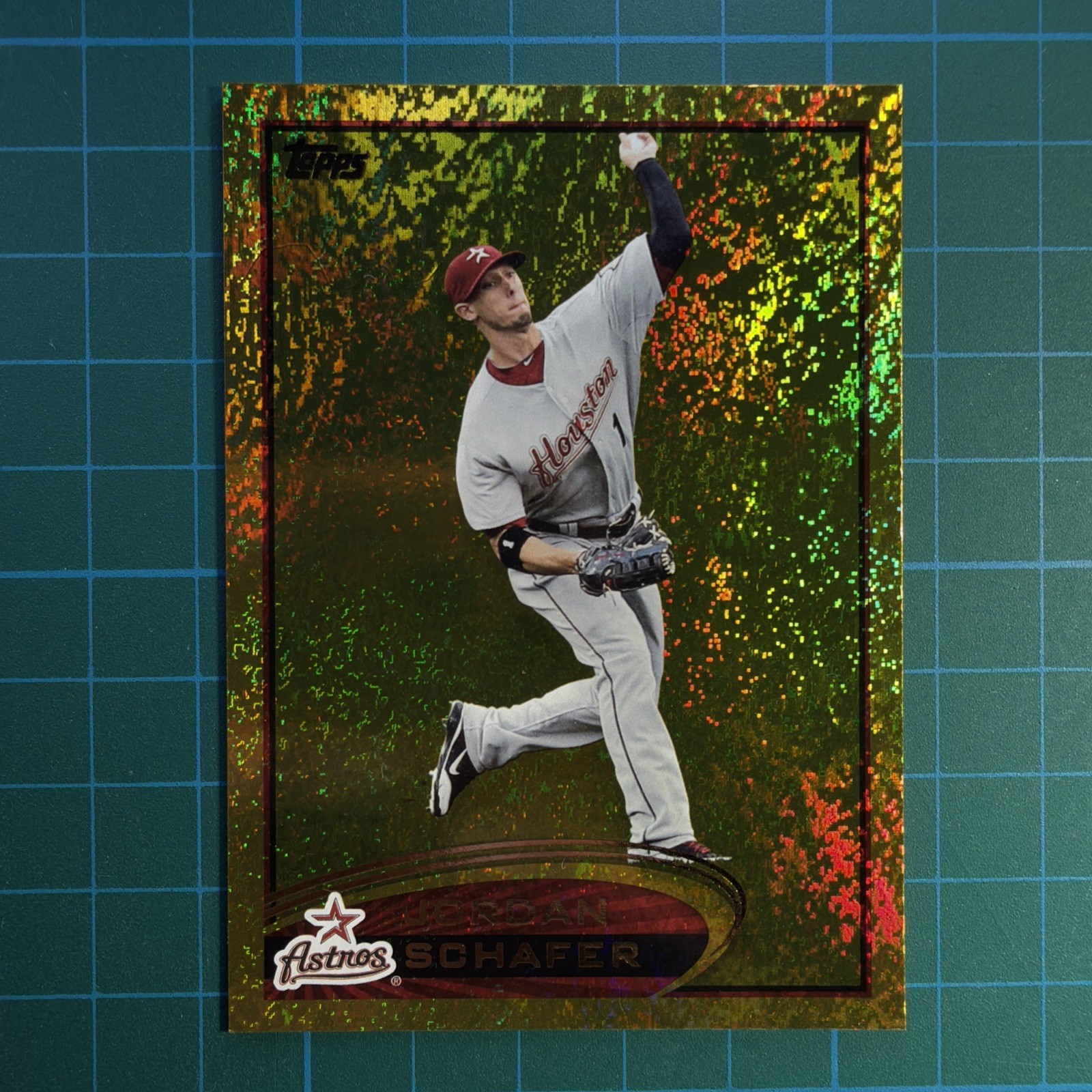 2012 Topps Gold Sparkle #428 Jordan Schafer Houston Astros