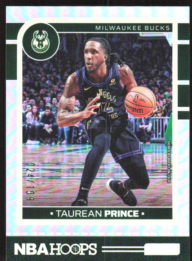6100J 2024-25 Hoops #7 Taurean Prince Silver #/199