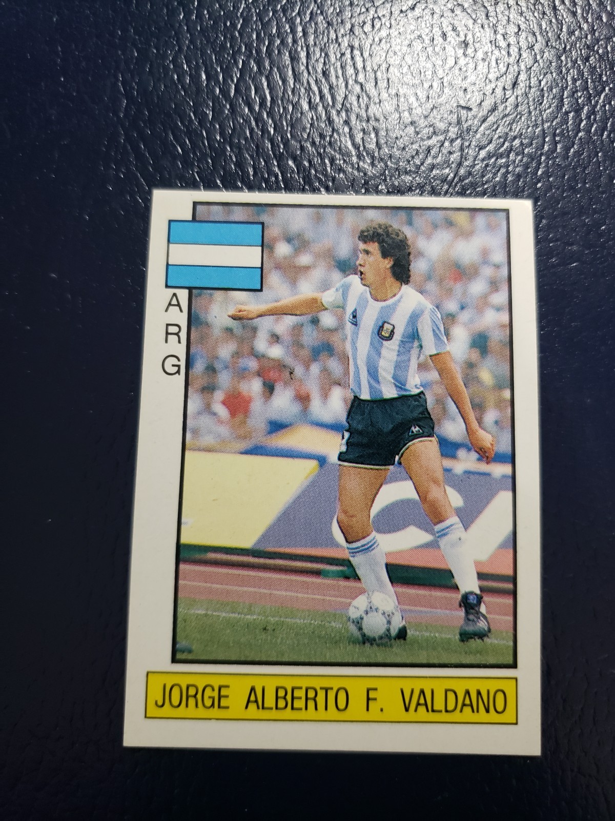 Jorge Alberto Valdano Calcio Soccer 1986 Panini Supersport Italian Sticker RARE