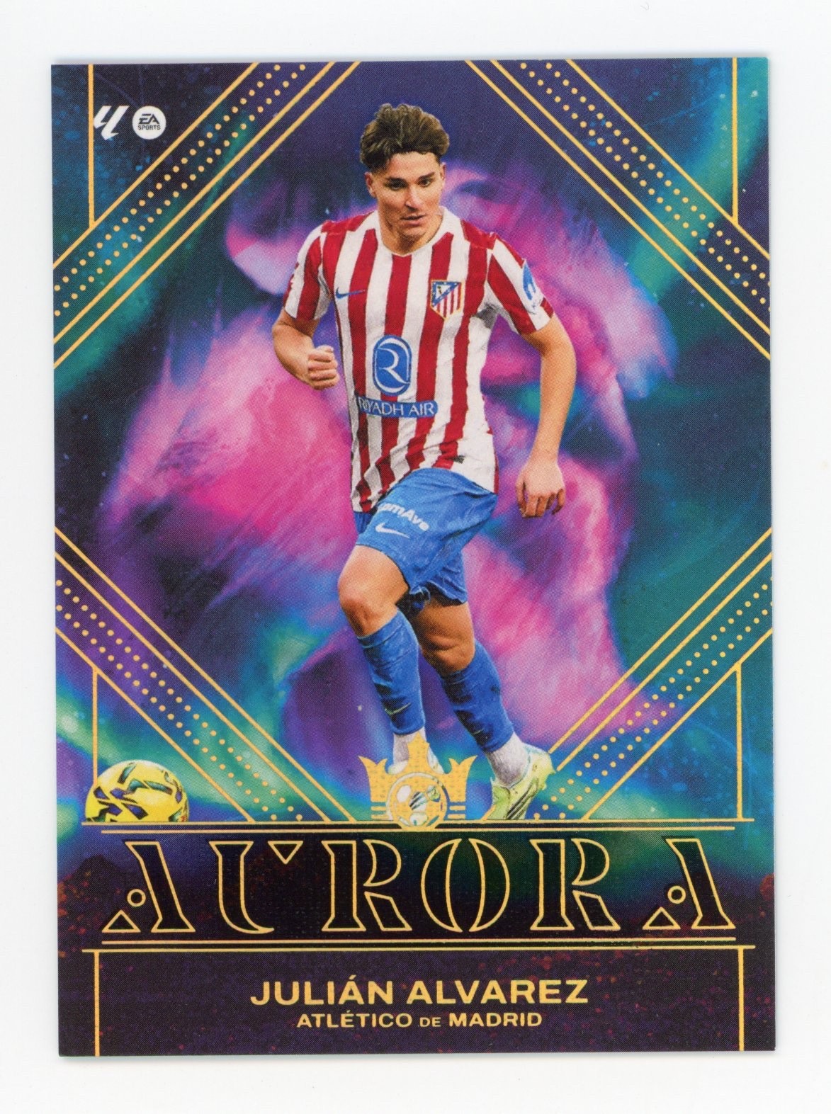 2026 Panini Pitch Kings La Liga Julian Alvarez Aurora SSP A Madrid Argentina