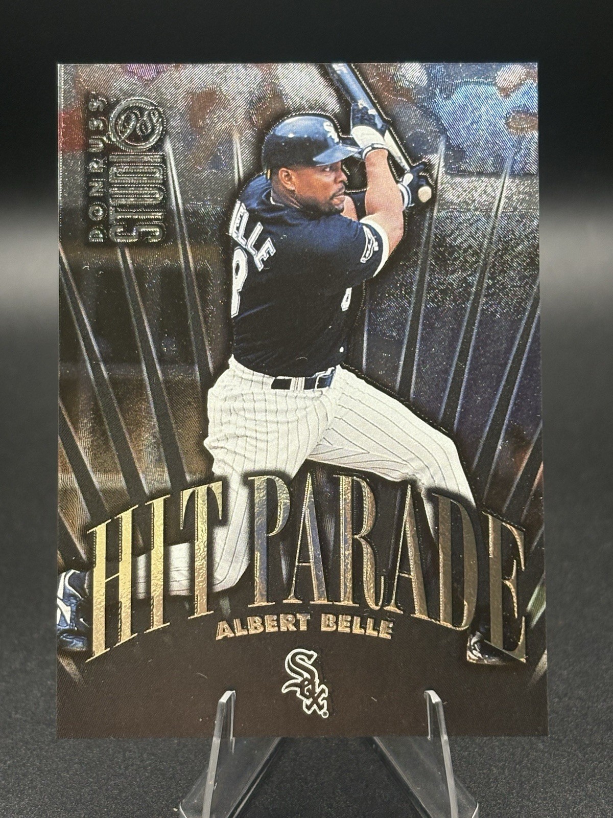 Albert Belle 1998 Donruss Studio Hit Parade #9 /5000 Insert Z1