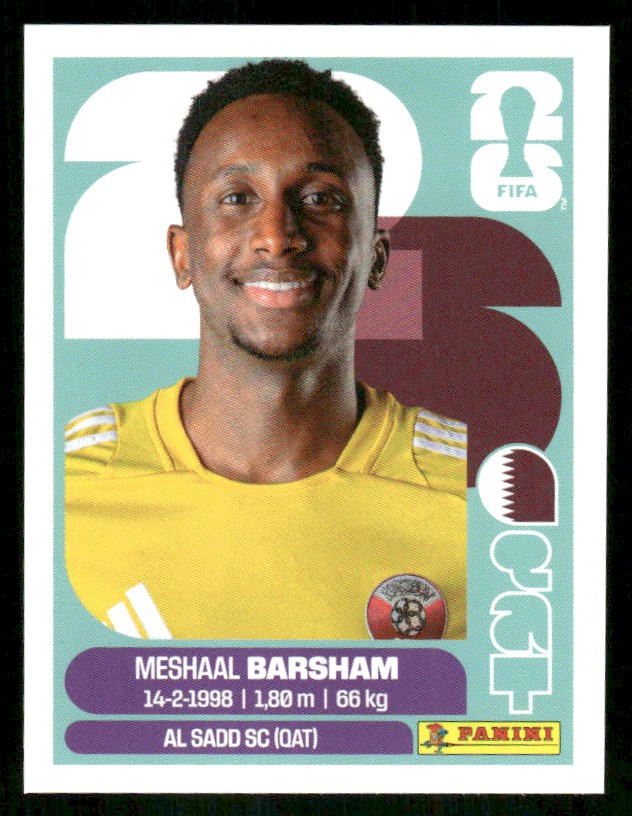 2026 Panini FIFA World Cup Stickers #QAT2 Meshaal Barsham