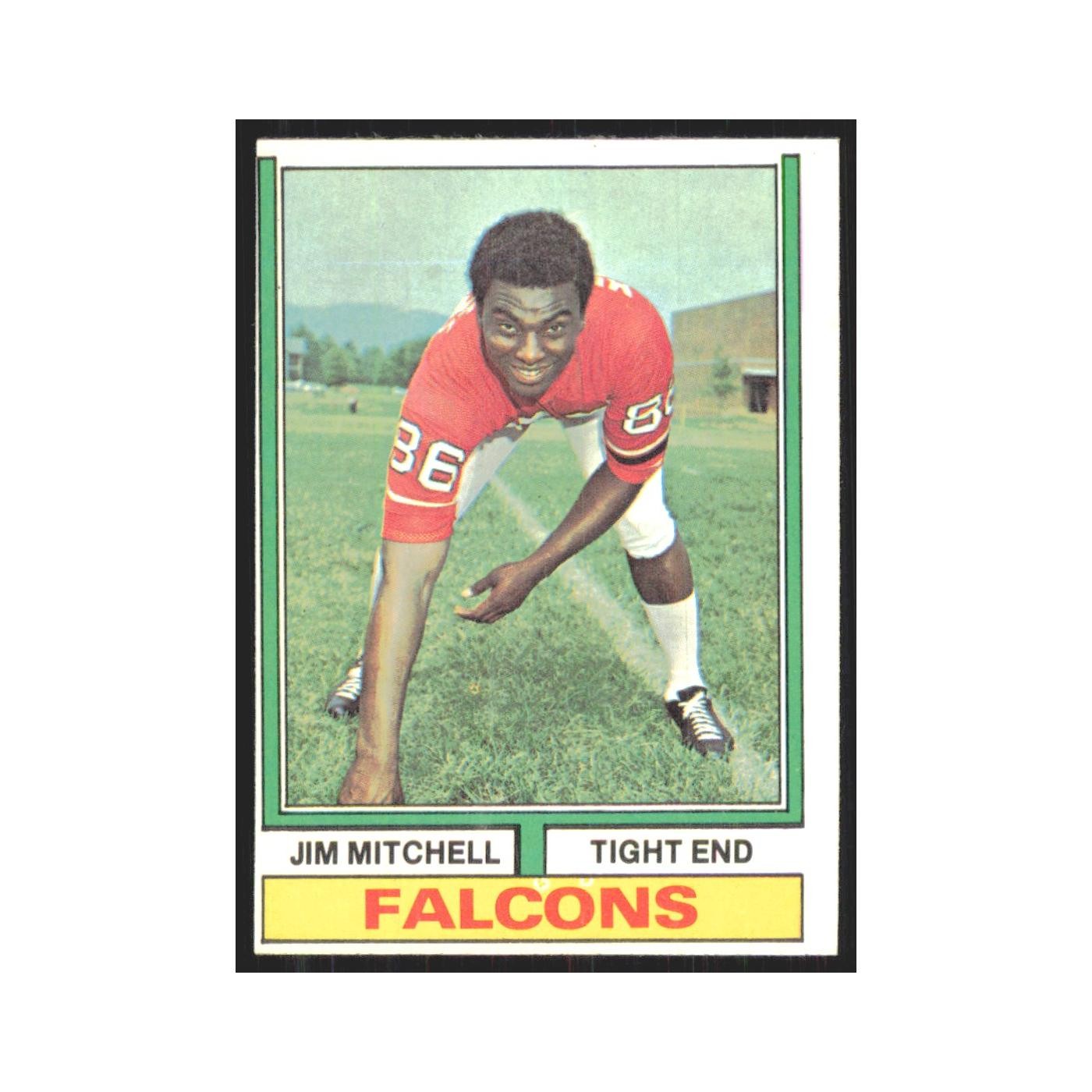 1974 Topps Jim Mitchell Falcons #107.0