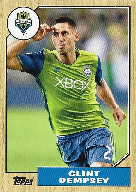 2017 Topps Major League Soccer ‘Throwback Topps’ Chase / Insert Card – MLS