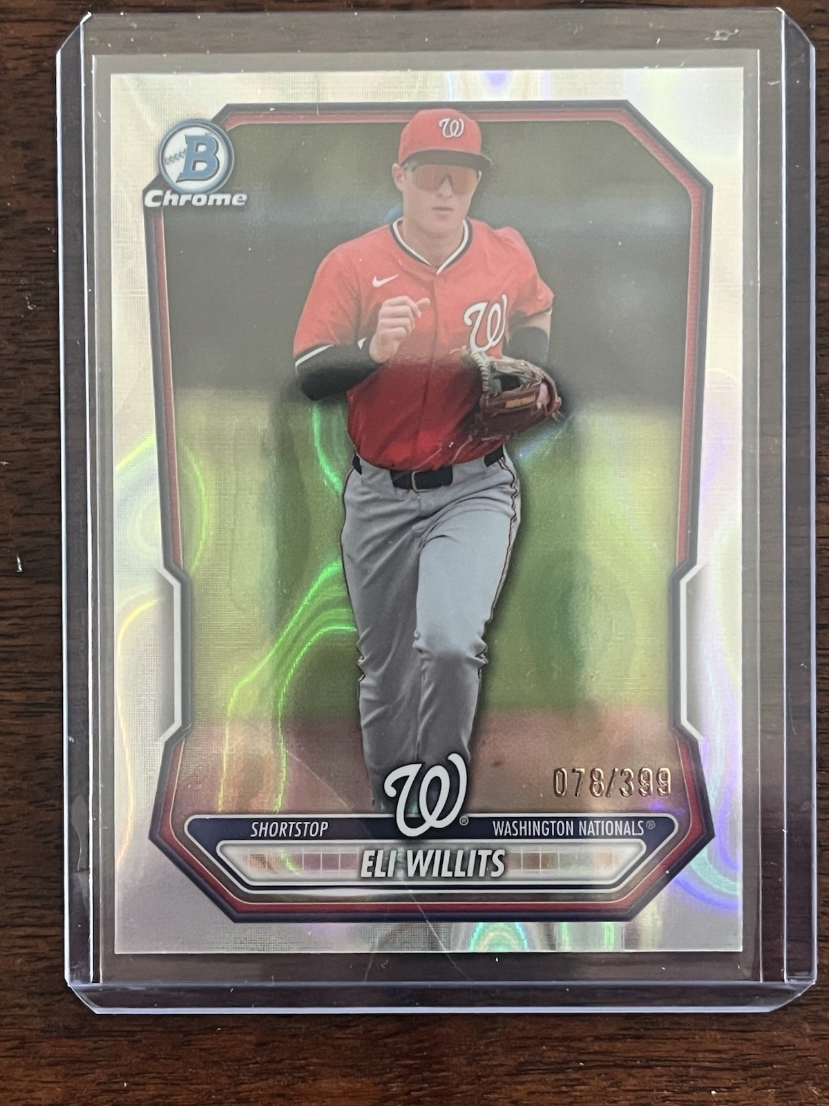 2026 Bowman Chrome Prospects Lava Refractor /399 Eli Willits #BCP-95