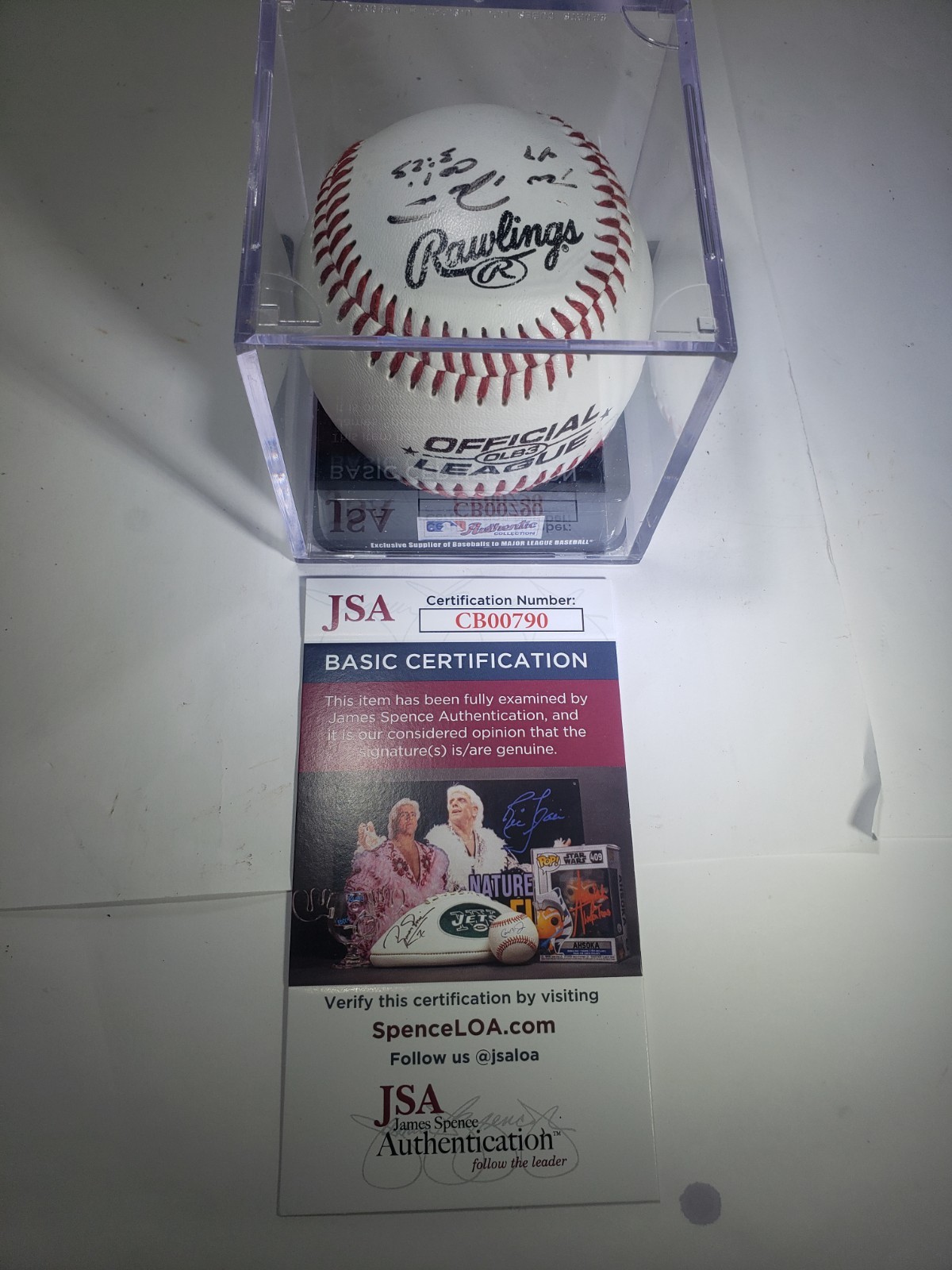 Tim Drew autographed Baseball Jsa Coa CB00790