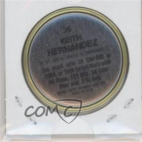1987 Topps Coins Keith Hernandez #36 0o9