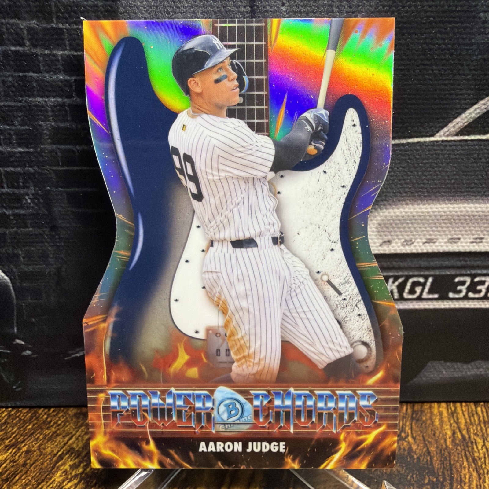 2026 Bowman Aaron Judge – Power Chords Die-Cut Refractor – NY Yankees