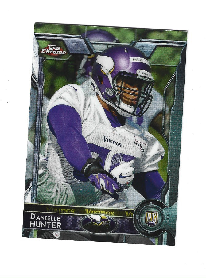 2015 Topps Chrome #173 Danielle Hunter RC MINNESOTA VIKINGS