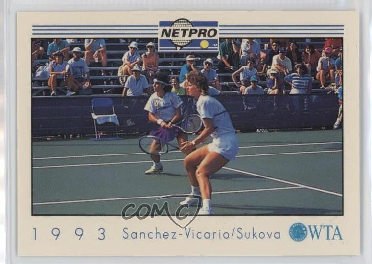 1993 NetPro Arantxa Sanchez Vicario Helena Sukova #W49 Rookie RC HOF 0h1