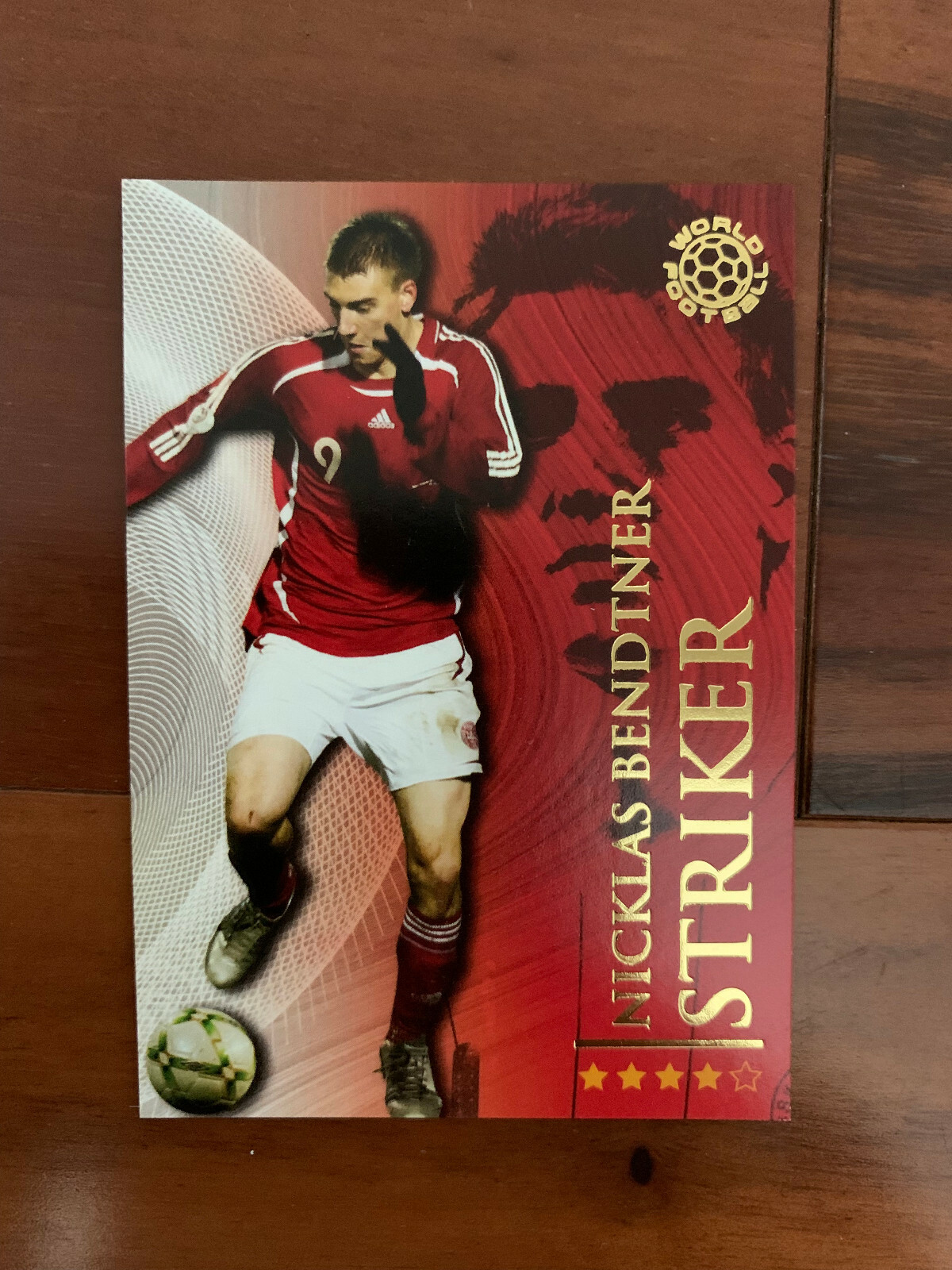 2009 Futera World Football Soccer – Denmark BENDTNER MINT