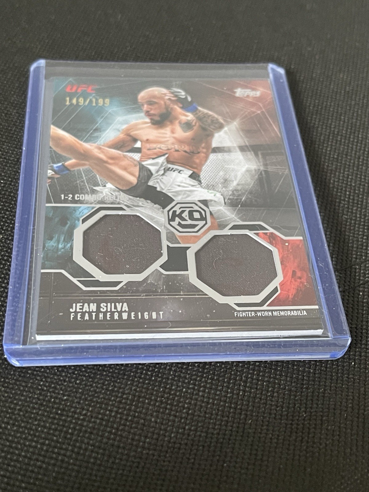 Topps Knockout UFC 2026 Jean Silva 1-2 Combo Relic UTC-JS Serial /199