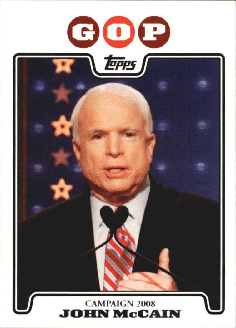 Topps Campaign 2008 Cards Obama Clinton Gold Biden You Pick – FREE Ship