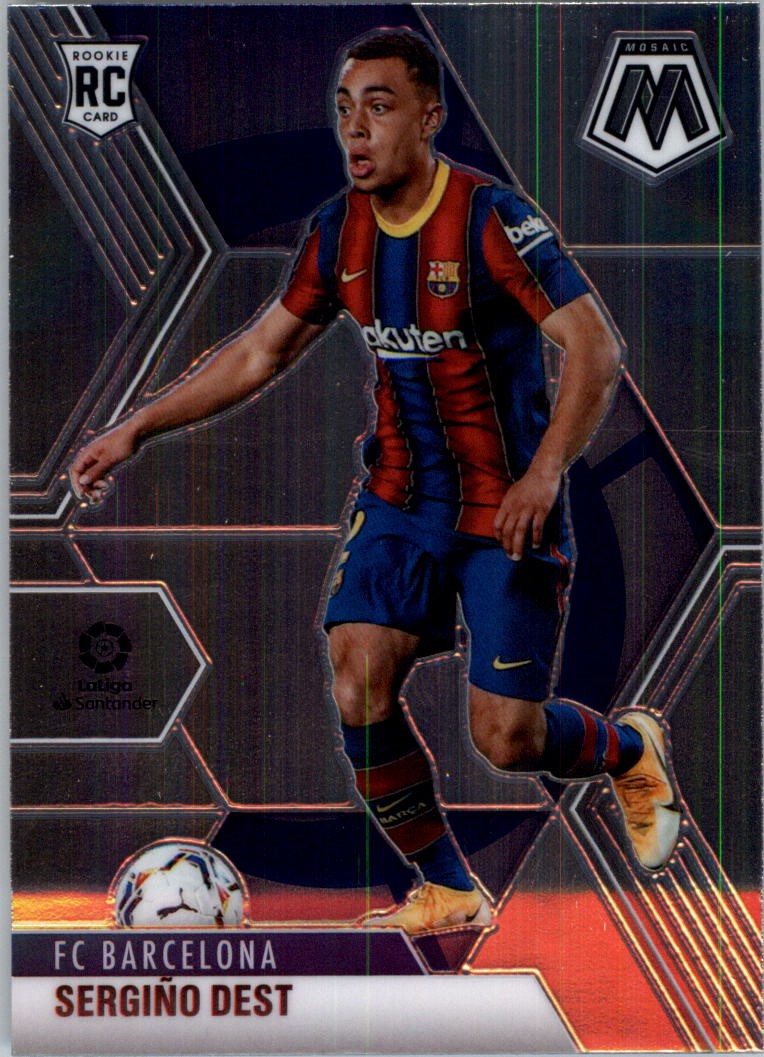 2020-21 Panini Mosaic La Liga #58 Sergino Dest – SCR