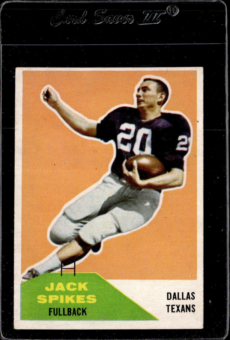 1960 Fleer #39 Jack Spikes
