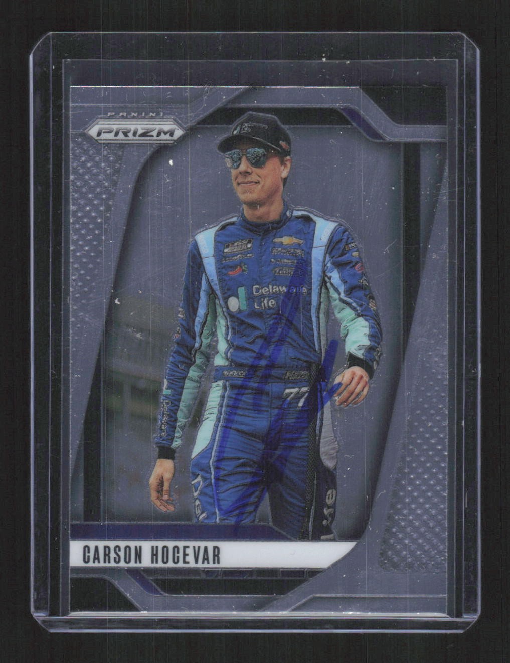 2025 Panini Prizm #34 Carson Hocevar Signed IP Auto Autograph Spire Motorsports
