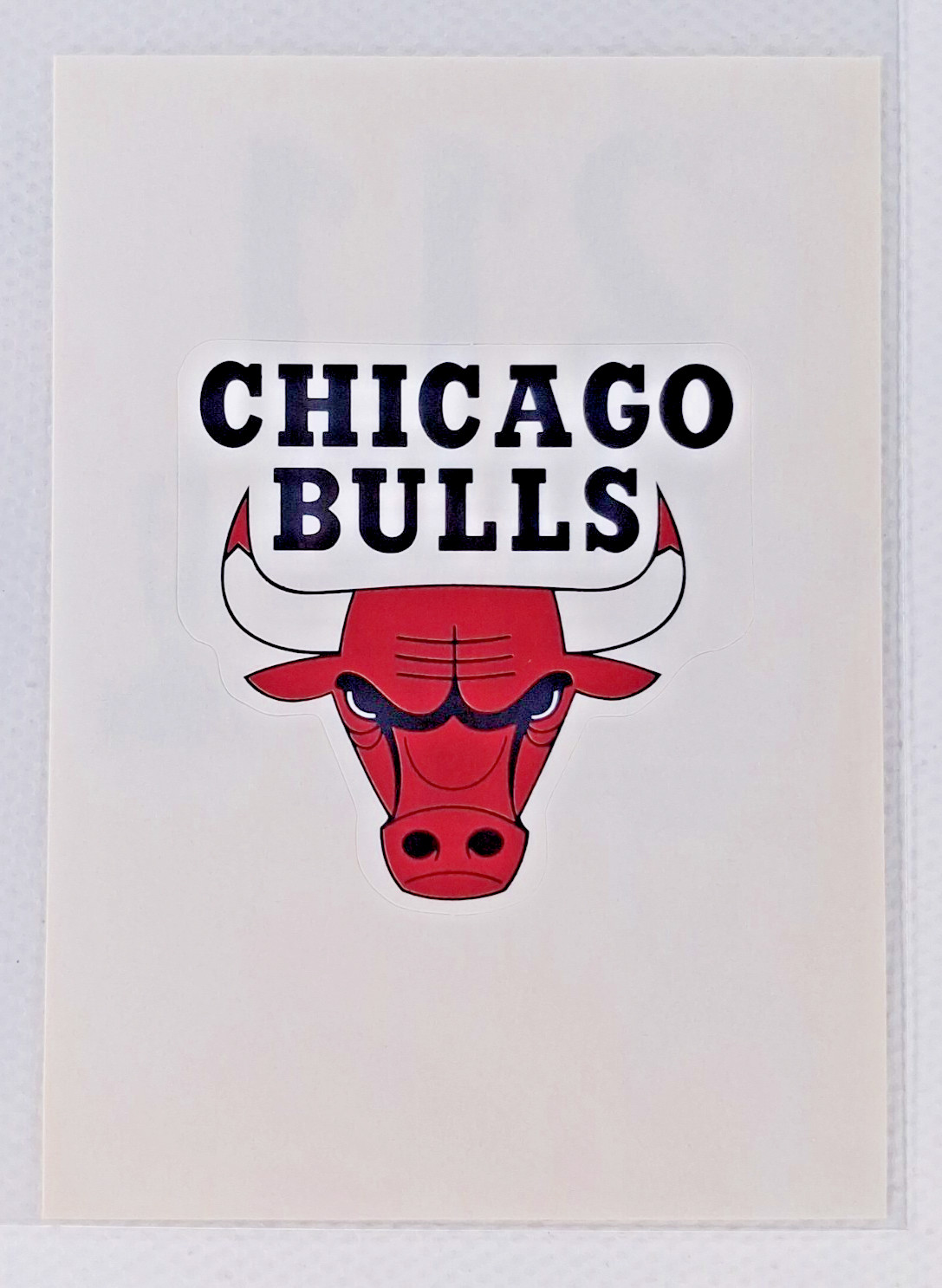 1997 UD International Sticker- Chicago Bulls Logo