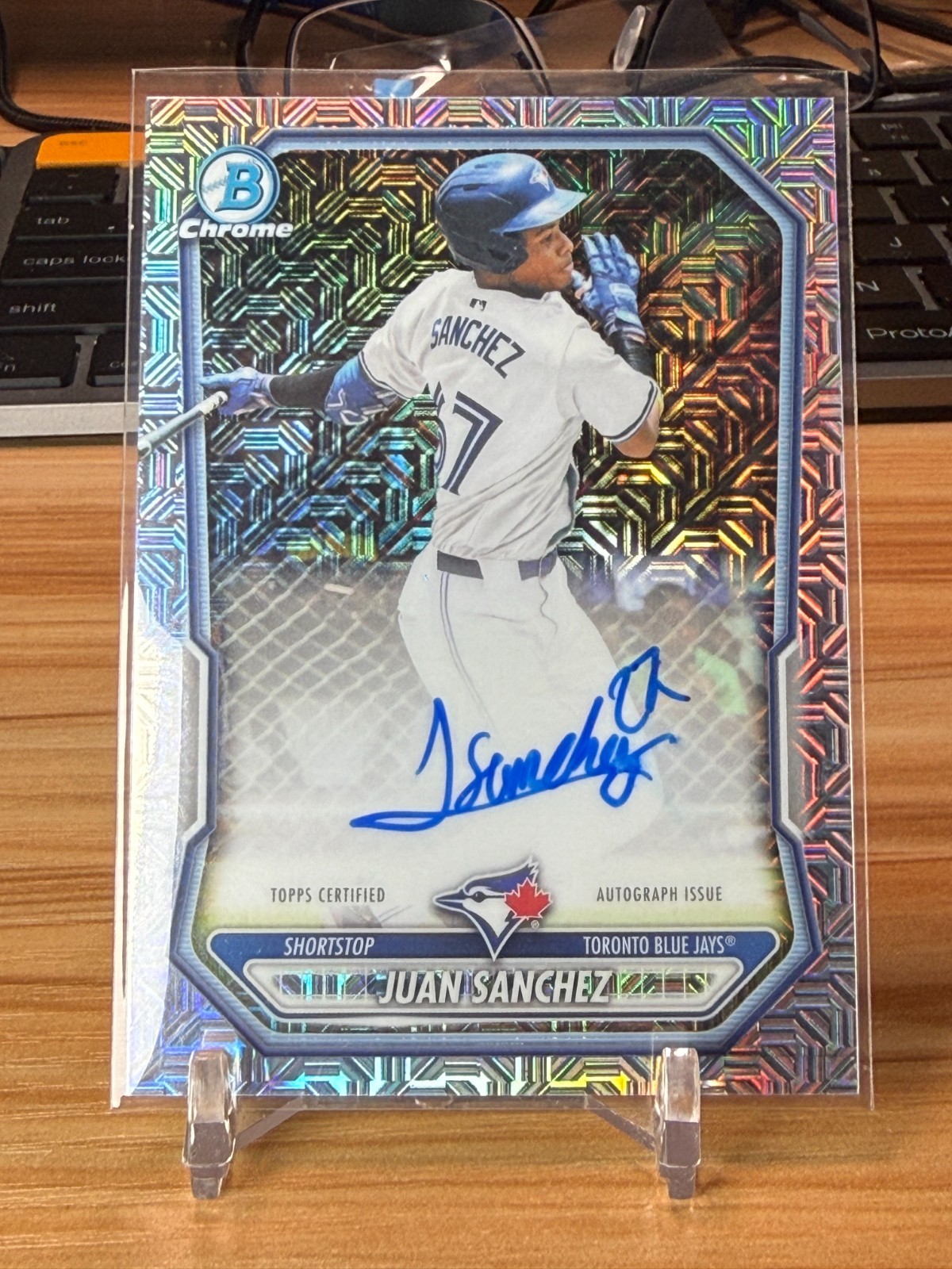 2026 Bowman Chrome – MOJO Juan Sanchez AUTO Toronto Blue Jays #BMA-JS AU/RC
