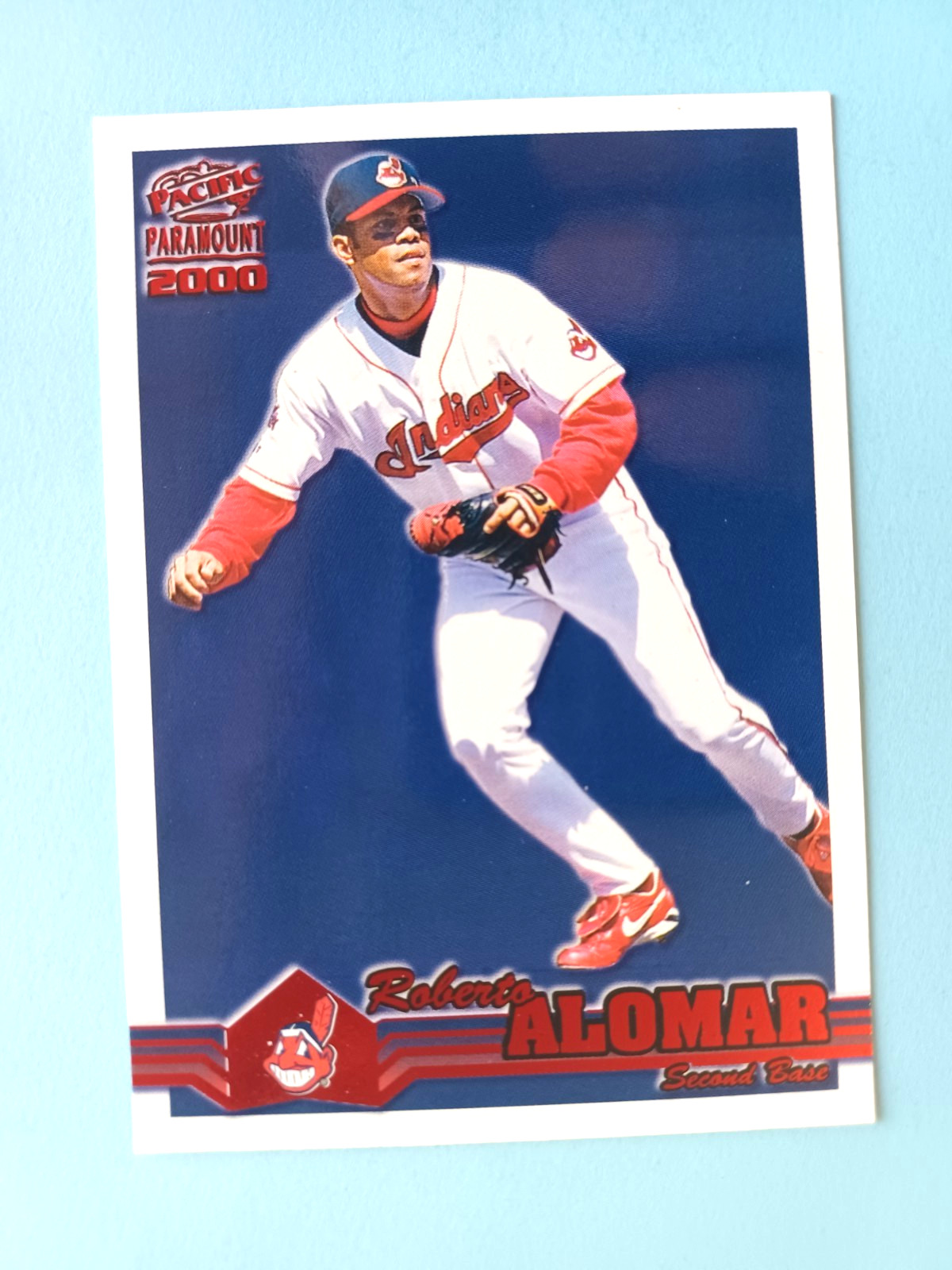 2000 PACIFIC PARAMOUNT ROBERTO ALOMAR #67 RUBY RED PARALLEL CLEVELAND INDIANS