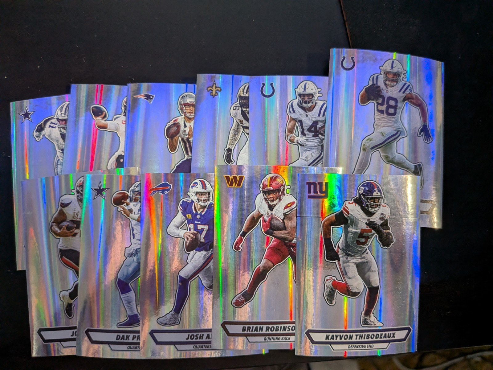 Single SILVER Foil Sticker – 2025 Panini NFL Sticker and Card Collection -U Pick