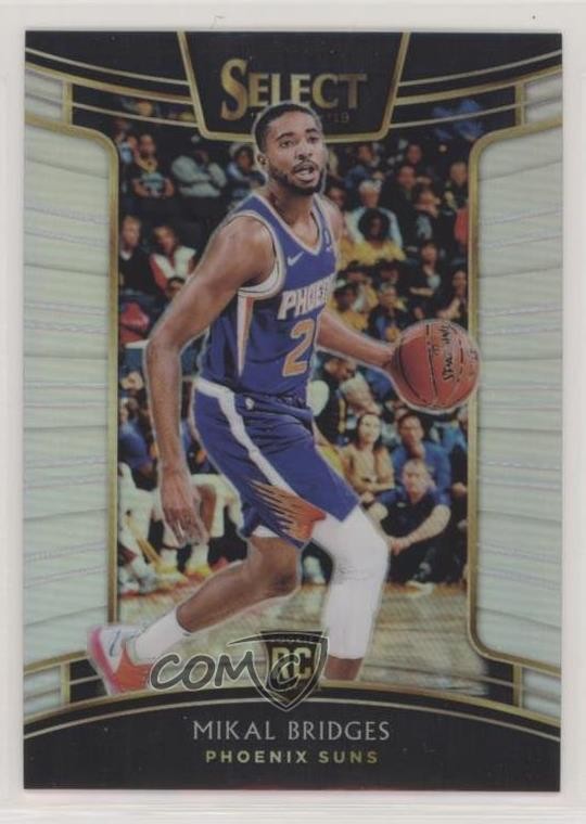 2018-19 Panini Select Concourse Silver Prizm Mikal Bridges #95 Rookie RC ru7