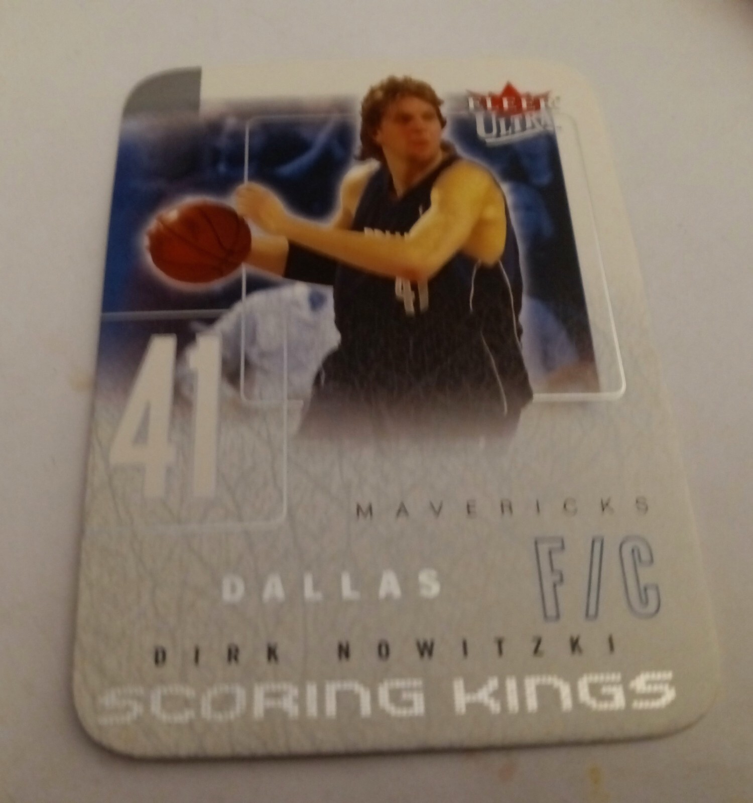 2003-04 DIRK NOWITZKI Fleer Ultra Scoring Kings NBA INSERT Card #4 MINT HOF