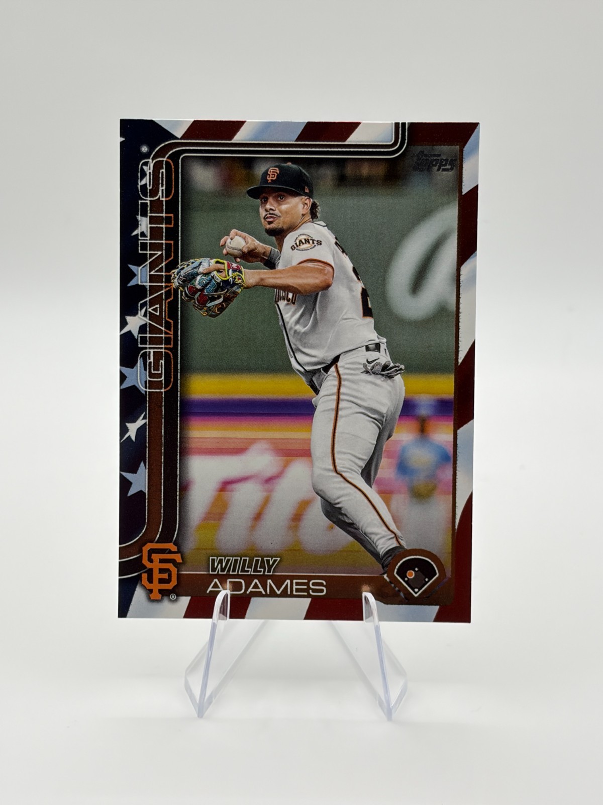 2025 Topps Willy Adames Independence Day Parallel #45/76