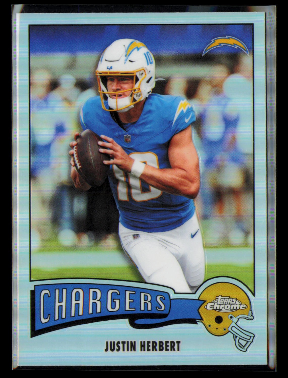 2025 Topps Chrome #1975-18 Justin Herbert 1975 Topps Refractor
