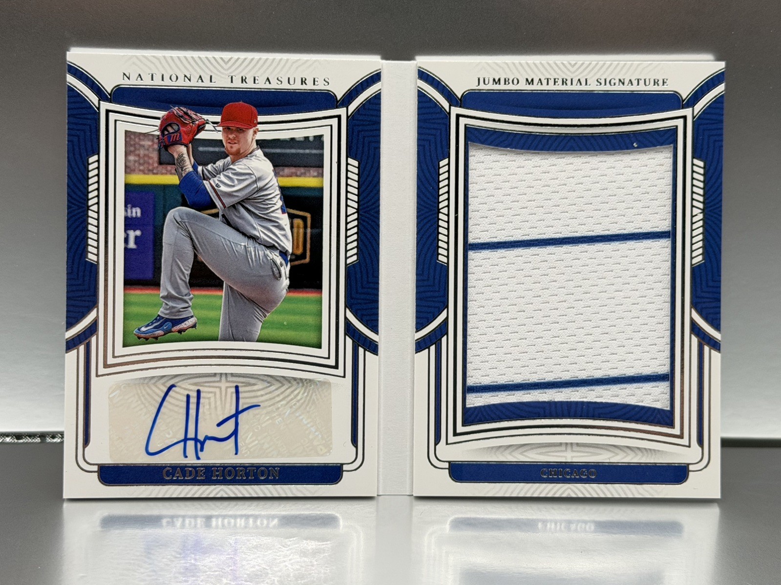 2023 CADE HORTON National Treasures Jumbo PATCH AUTO BOOKLET RC /99 Cubs SP
