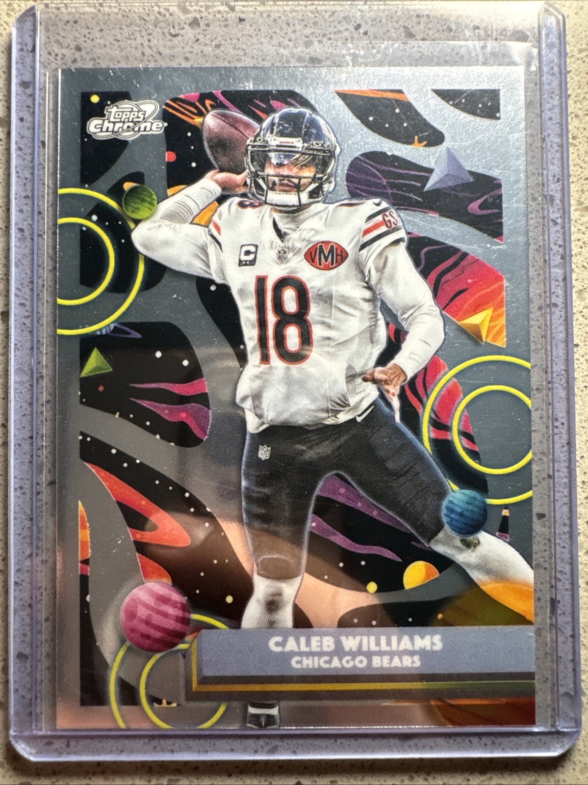 2025 Topps Chrome Cosmic Caleb Williams #16 Chicago Bears