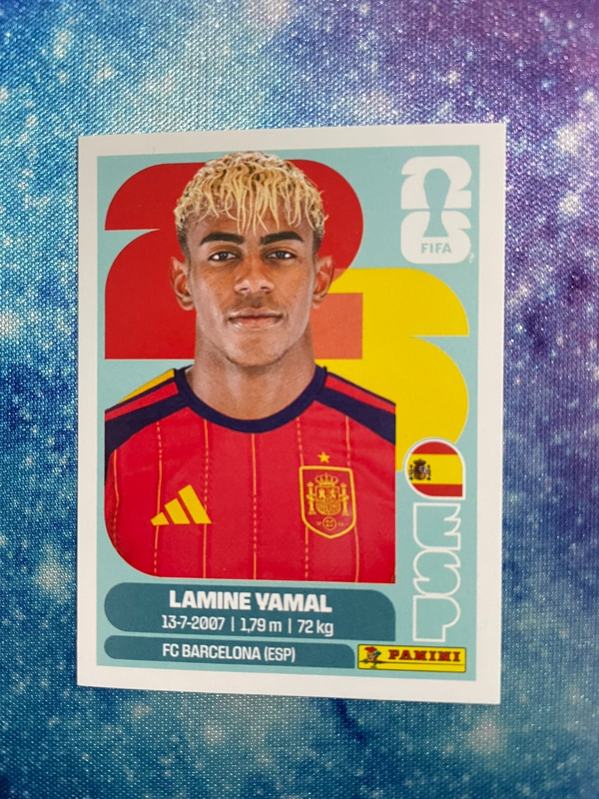 2026 Panini FIFA World Cup Lamine Yamal ESP 15 – Sticker
