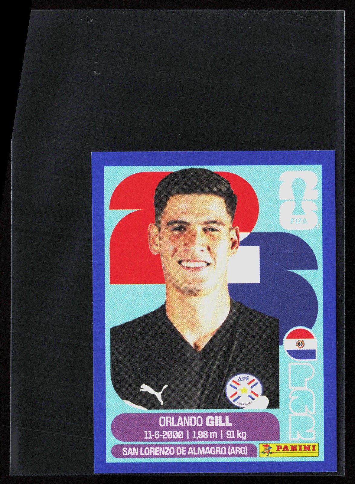 2026 Panini FIFA World Cup Stickers #PAR3 Orlando Gill