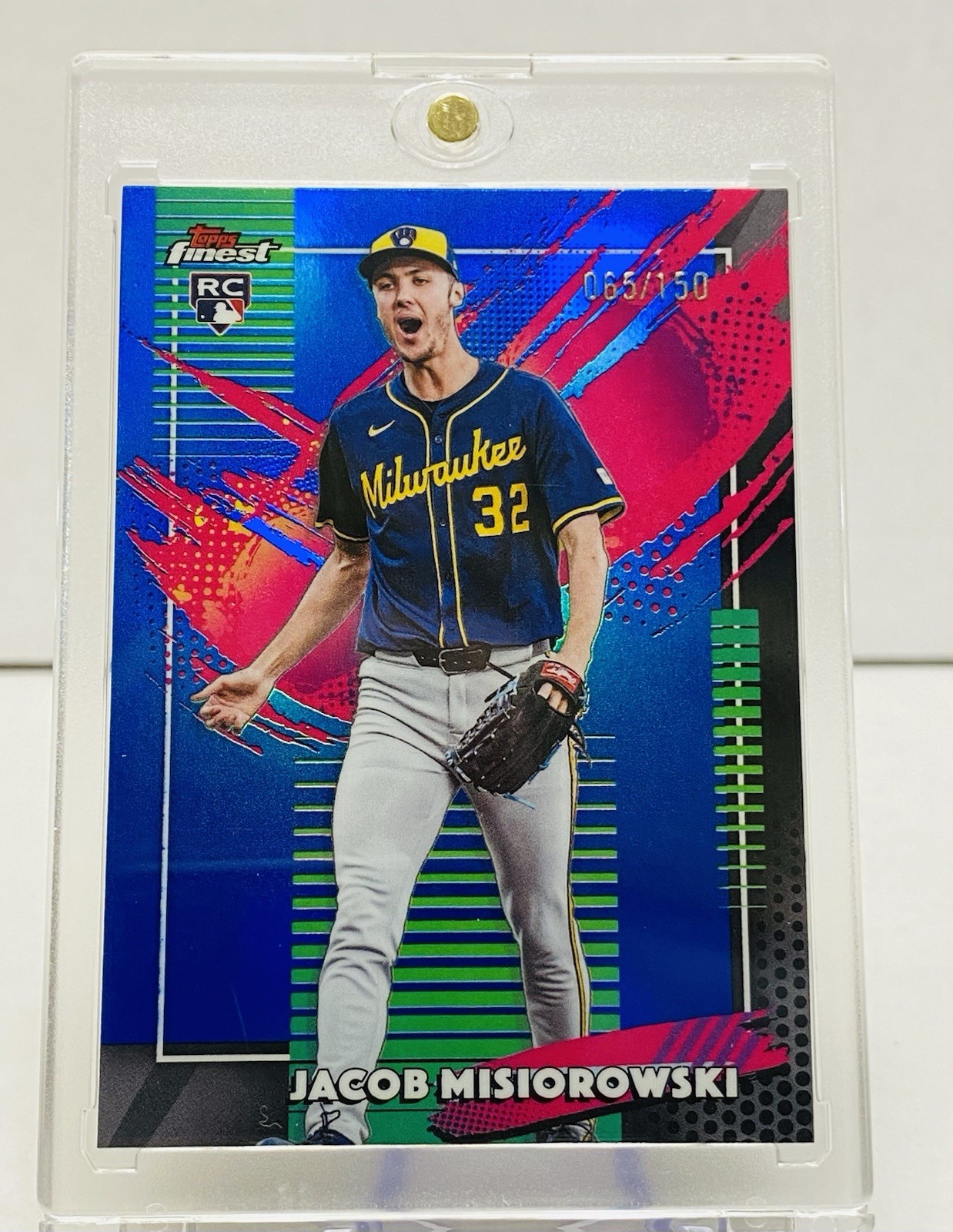 JACOB MISIOROWSKI Rookie 2026 Topps Finest Rare Blue /150 RC #218