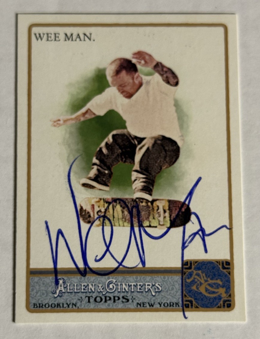 Wee Man Jason Acuña Signed 2011 Topps Allen & Ginter #272 Jackass Auto IP Card