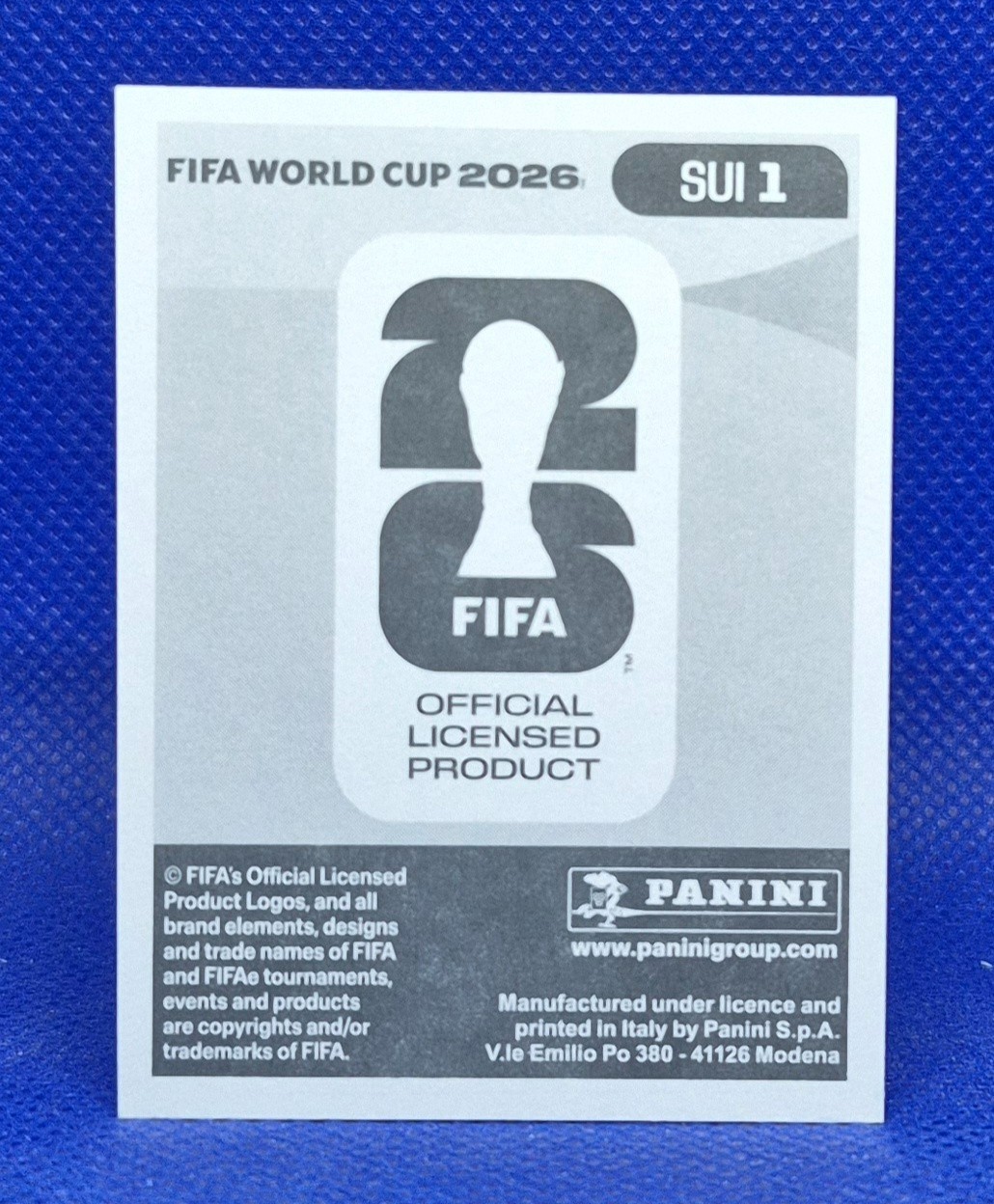 2026 Panini FIFA World Cup Sticker Switzerland Team Logo #SUI 1 -US Edition