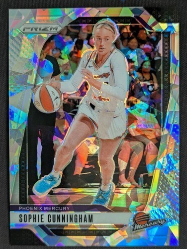 2024 Prizm WNBA SOPHIE CUNNINGHAM Cracked Ice Phoenix Mercury Card #117