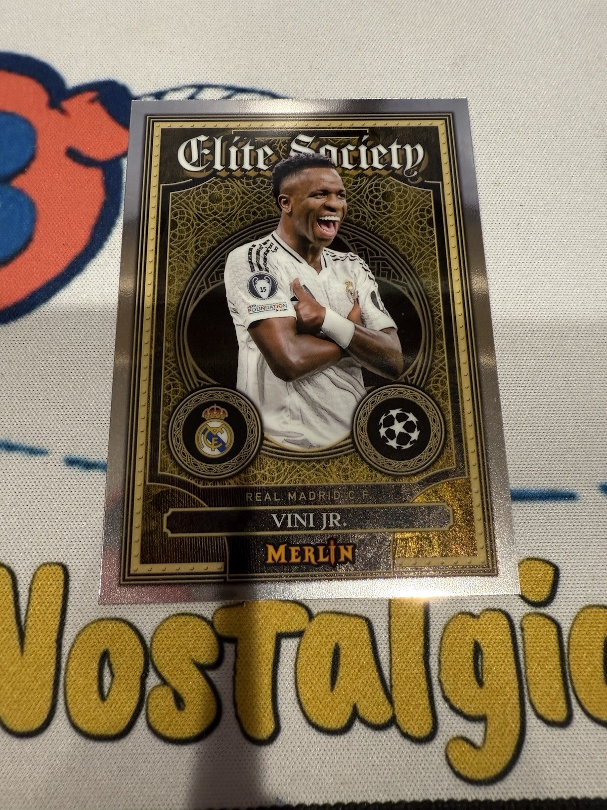 2025 Topps Merlin Vini Vinicius Jr Brazil Elite Society #ES-15 Real Madrid