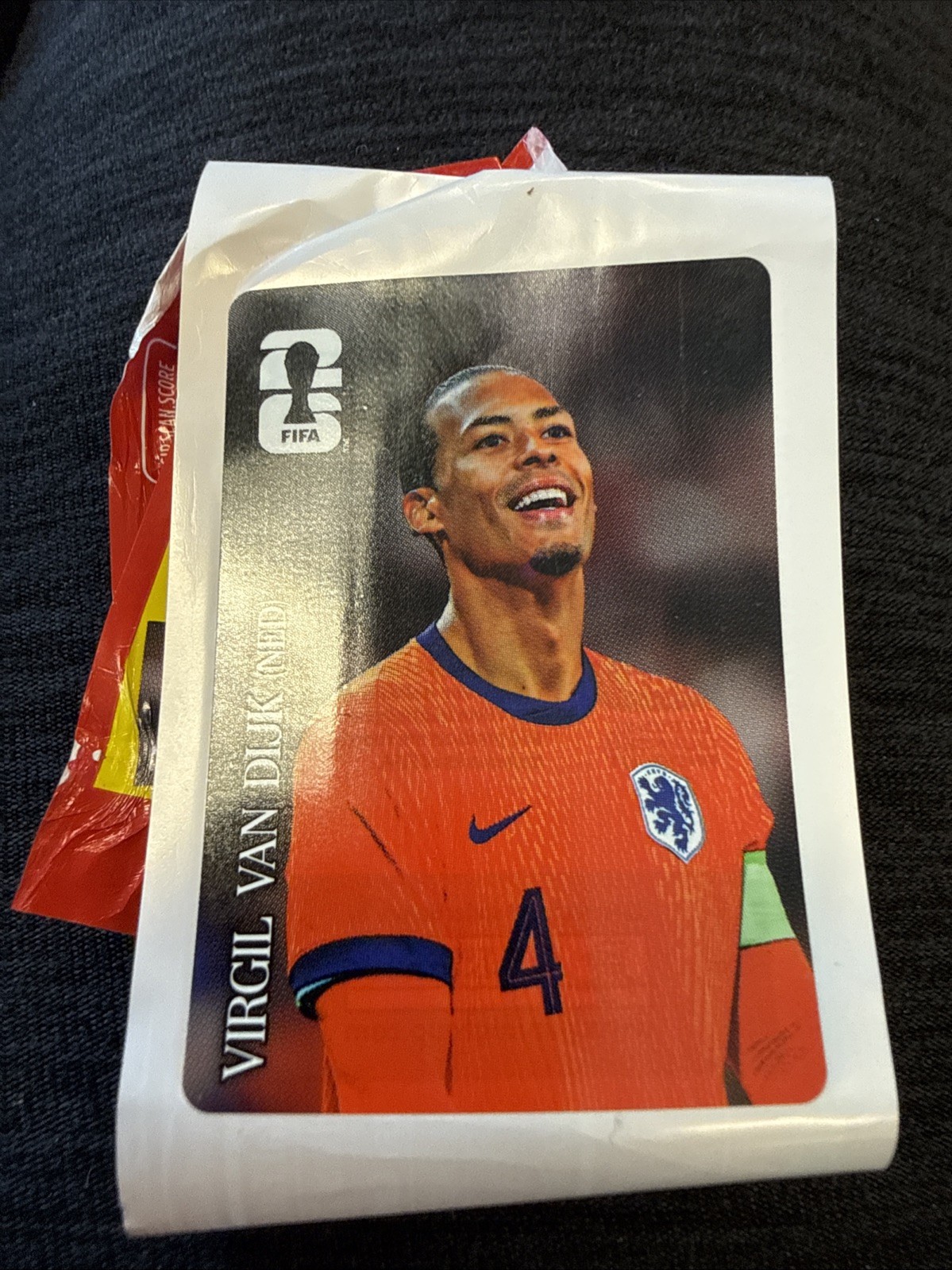 COCA-COLA Panini World Cup 2026 NETHERLANDS VIRGIL VAN DIJK LIVERPOOL STICKER