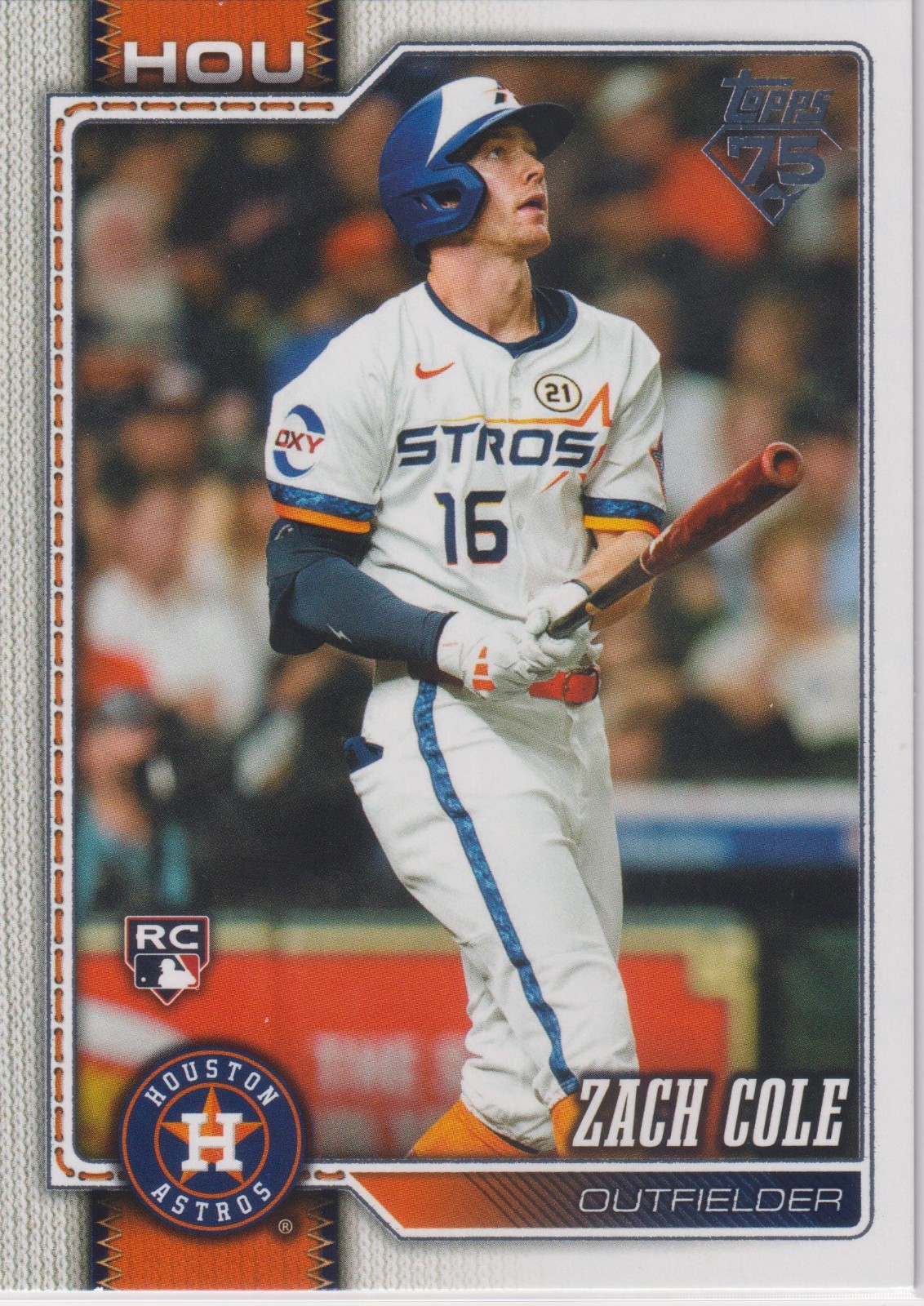 2026 Topps Series 2 – Zach Cole #601 Rookie Card RC Houston Astros