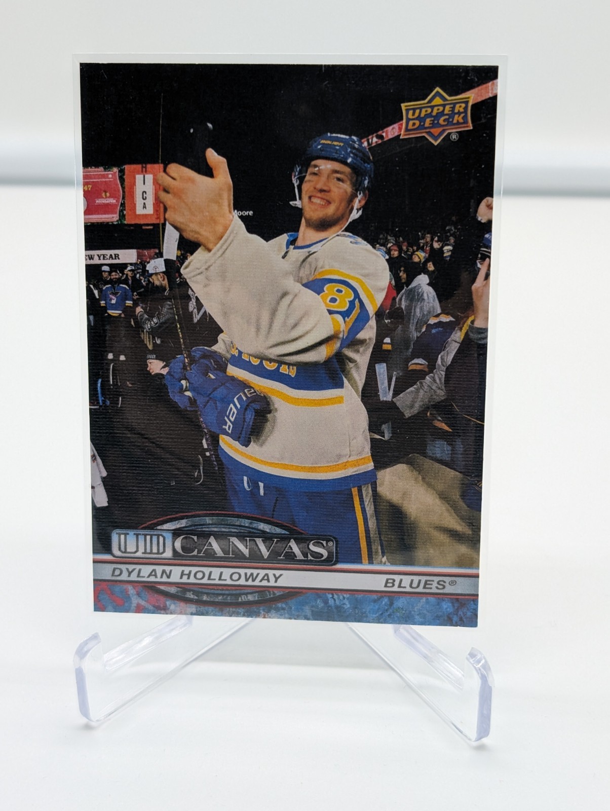 2025-26 Upper Deck Series 1 #C-86 Dylan Holloway UD Canvas St. Louis Blues