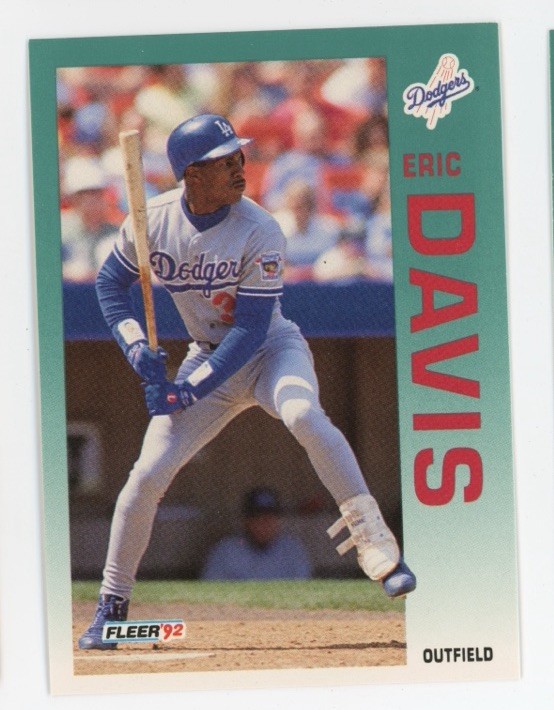 1992 Fleer Update Eric Davis #U-90 NM-MT+