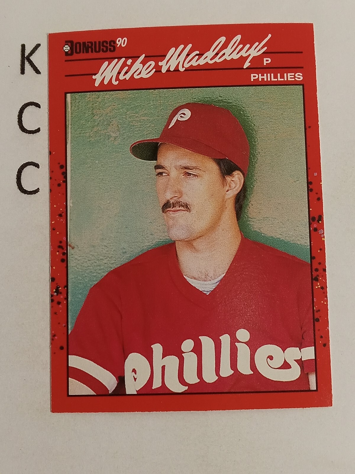 1990 Donruss Baseball Philadelphia Phillies #312 Mike Maddux