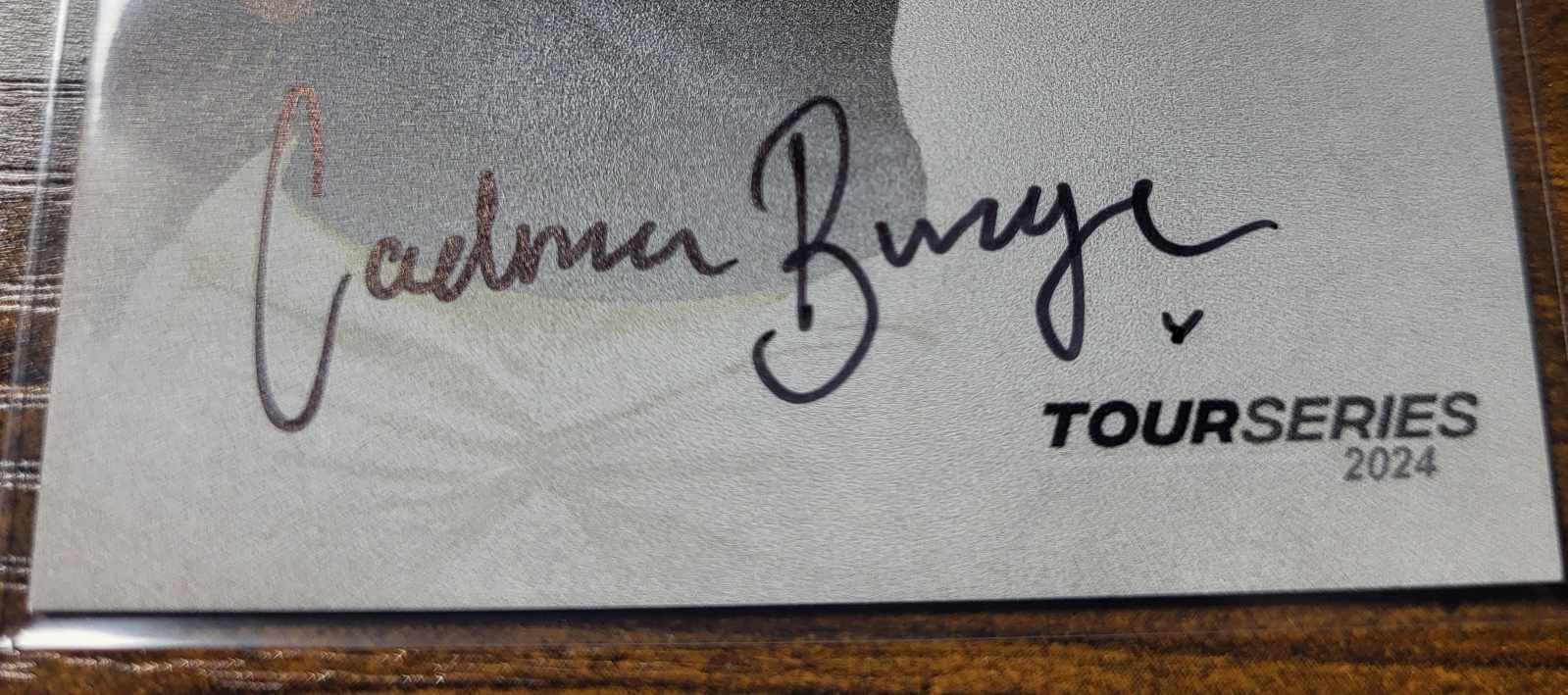 2024 Tour Brixton Disc Golf Cadence Burge PDGA DGPT Autographed Signed Card