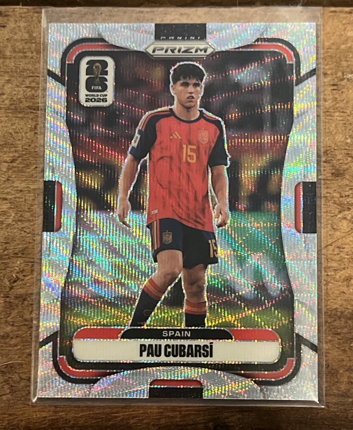 Pau Cubarsi 2026 Panini Prizm FIFA World Cup Wave #65 Spain