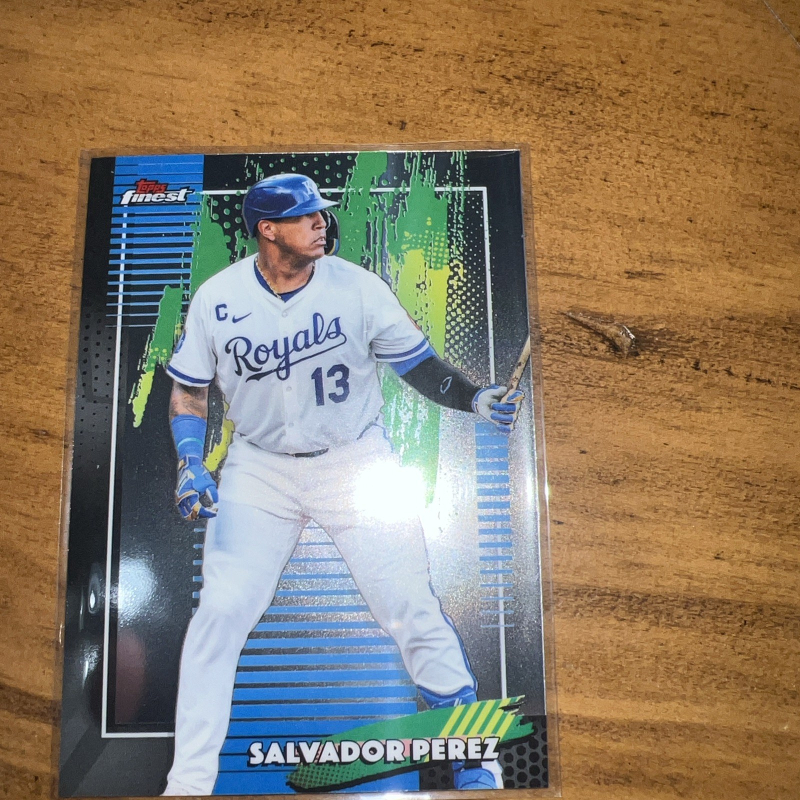 Topps Finest 2026 Salvador Perez Base Set #95 Kansas City Royals MLB Card