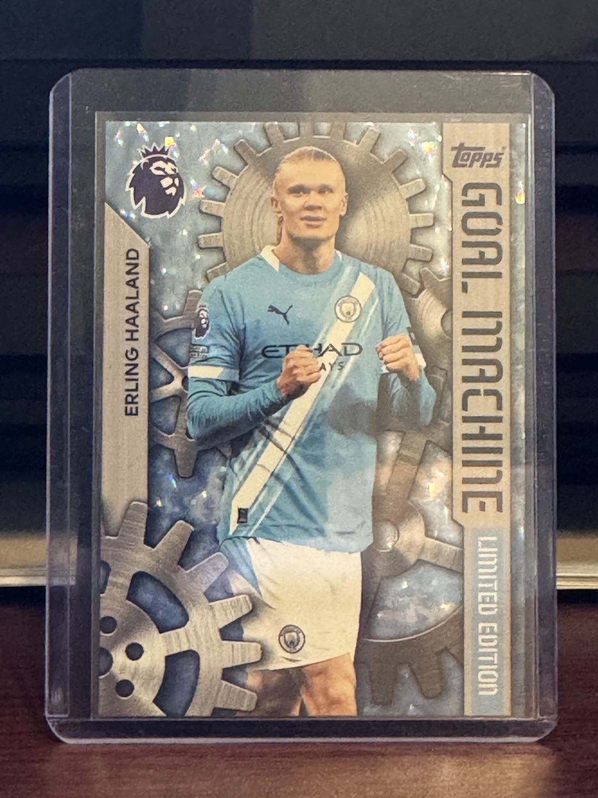 2025-26 Topps Premier League Goal Machine #GM2 ERLING HAALAND Limited Edition SP