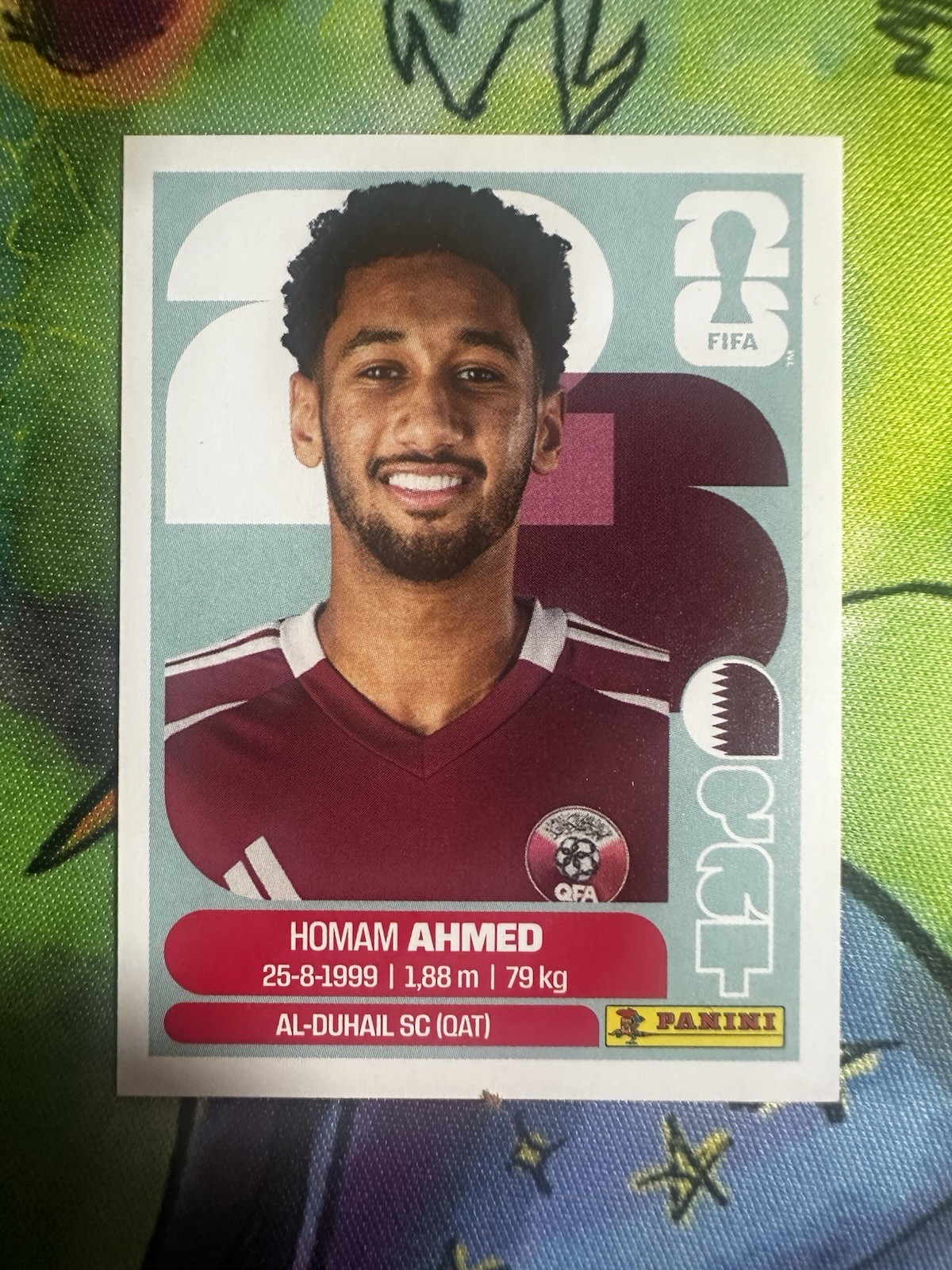 2026 Panini FIFA World Cup Stickers Homam Ahmed #QAT5 Qatar