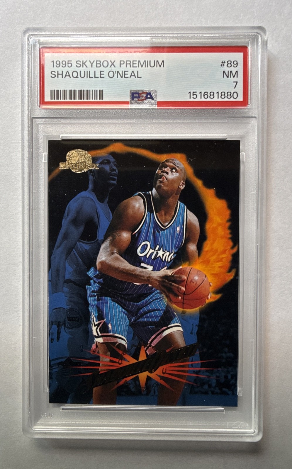 1995-96 Skybox Premium – Shaquille O’Neal #89 PSA 7