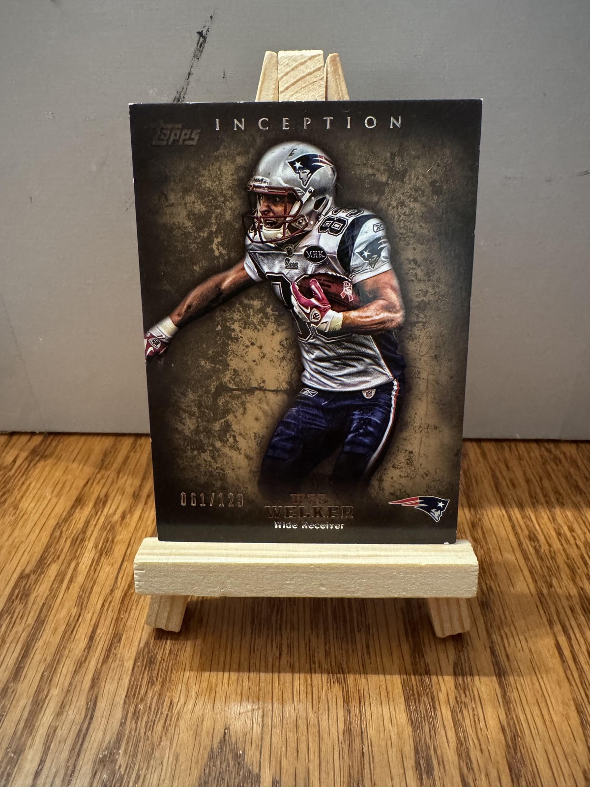 2012 Topps Inception #9 Wes Welker Gold #/123